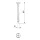 OBO Bettermann Vis Golden-Sprint tête cylindrique, empreinte 4758 6,0x60