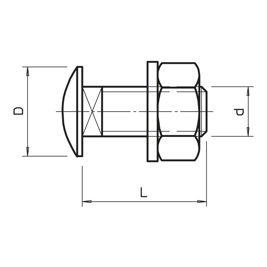 OBO Bettermann Vis plate ronde FRS 12x30 F