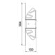 OBO Bogen réglable en angle 60 × 100 galvanisé RB W 610 FS