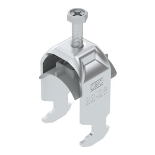 OBO Bügelschelle BS-H1-K-28 22-28mm ALU
