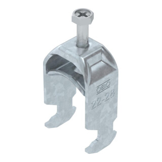 OBO Collier à étrier BS-H1-M-28 22-28 mm pour conduite flexible