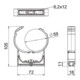 OBO proQuick-Collier PQ-59 58,5-65 mm gris clair