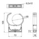 OBO proQuick-Schelle PQ-59 58,5-65mm lichtgrau