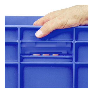 Obturateurs pour poignées ouvertes bleu Bito
