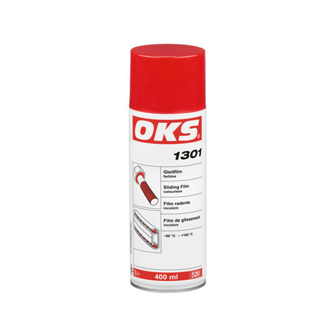 OKS Film de glissement, incolore, spray 1301 400 ml