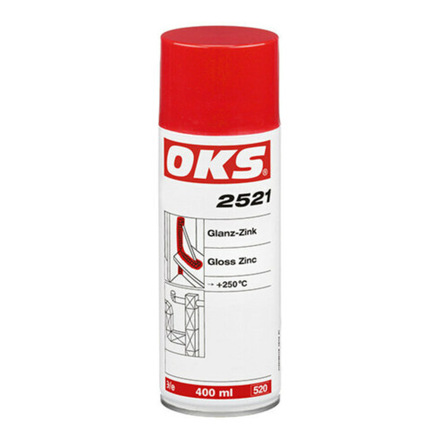 OKS Glanz-Zinkspray 400ml 2521 bis 240 Grad