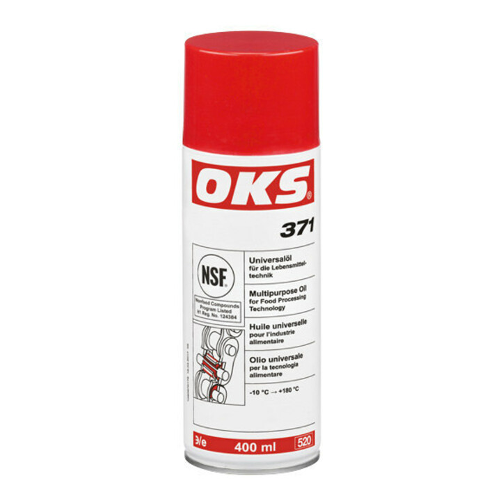 OKS Huile universelle pour l'industrie alimentaire 371 NSF-H1 spray incolore 400ml