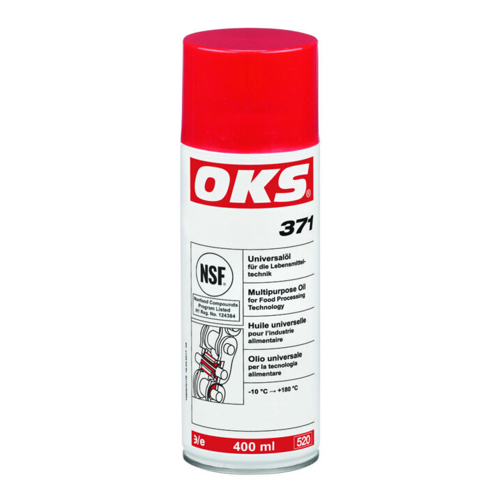 OKS Huile universelle pour l'industrie alimentaire 371 NSF-H1 spray incolore 400ml