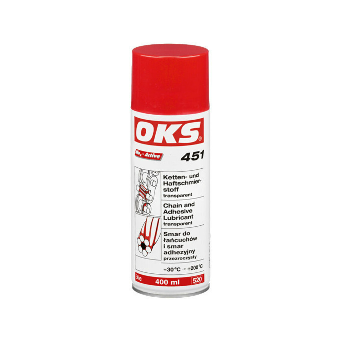 OKS Ketten-Haftschmierstoff Spray 400ml 451