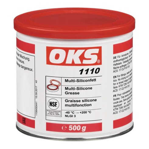OKS Multisiliconfett 1110 NSF-H1 transp.500g