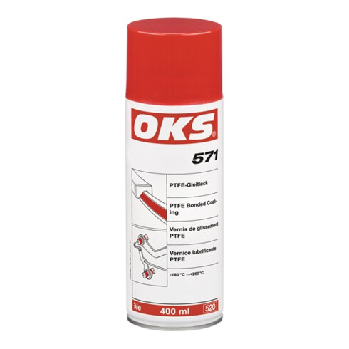 OKS PTFE-Gleitlack 571 mit PTFE und Siliconharz weißlich Spraydose 400ml