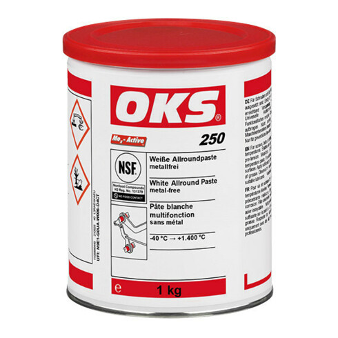 OKS Weiße Allroundpaste 250 weiß 1000g Dose