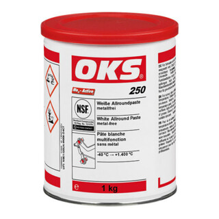 OKS White Allround Paste 250 blanc blanc boîte 1000g
