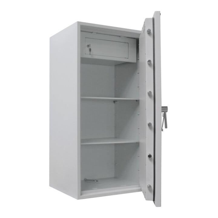 Opal Fire Coffre-fort ignifuge OPD120 serrure à double panneton gris clair