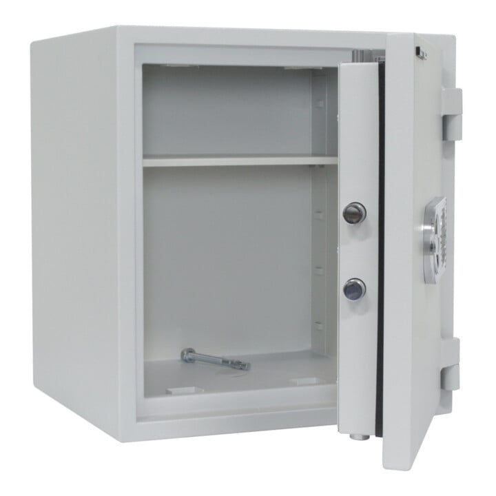 Opal Fire Coffre-fort ignifuge OPD55 serrure à combinaison électronique gris clair