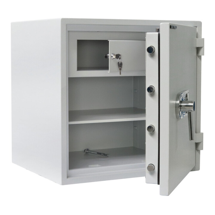 Opal Fire Coffre-fort ignifuge OPD65 serrure électronique gris clair