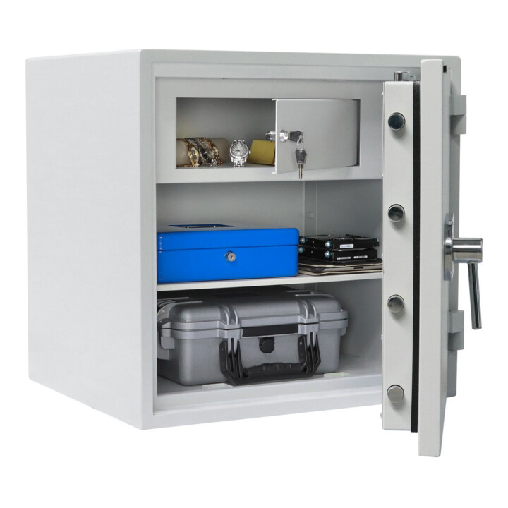 Opal Fire Coffre-fort ignifuge OPD65 serrure électronique gris clair