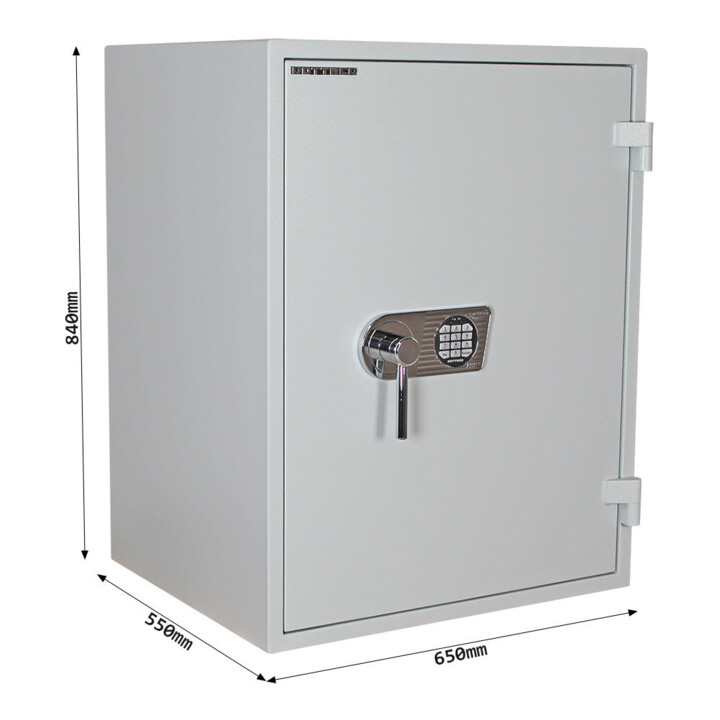 Opal Fire Coffre-fort ignifuge OPD85 serrure électronique gris clair