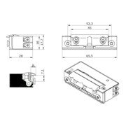 Opener & Closers E-Öffner 5U0X10 9-24V AC/ DC Arbeitsstrom-5