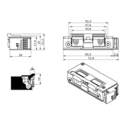 Opener & Closers E-Öffner 5U8X21 12V DC RS m.RÜ+Fallgl.-4