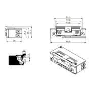 Opener & Closers E-Öffner FS 5UF0X21 9-24V AC/DC AS+Fall-5