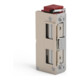 Opener & Closers E-ouvre-porte 5U8X21 12V CC RS avec RÜ+ gâche électrique-5