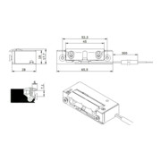 Opener & Closers E-ouvre-porte 5UW0X10 9-24 V A C/DC étanche IP68-5