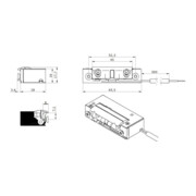 Opener & Closers E-ouvre-porte 5UW3X10 9-24V AC/DC avec E.+A, IP68-4
