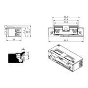 Opener & Closers E-ouvre-porte FS 5UF0X21 9-24V AC/DC AS+Falle-5