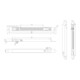 Opener & Closers Passage de câble 323x23,8x17, Section 9mm-4