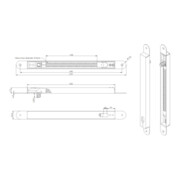 Opener & Closers Passage de câble 323x23,8x17, Section 9mm-5