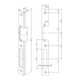 Opener & Closers Plaque de fermeture longue, acier inoxydable-3