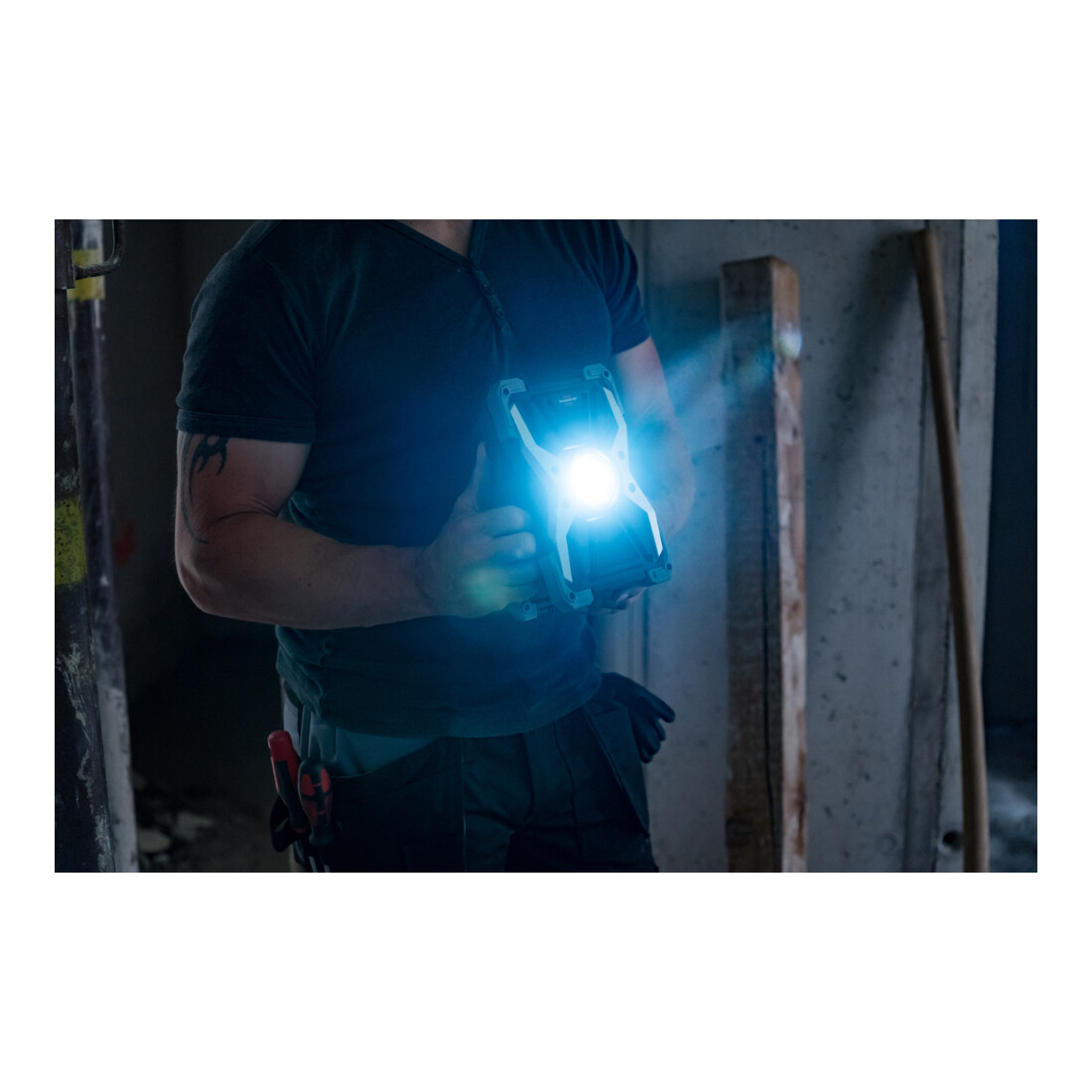 Brennenstuhl Accu LED-werklamp RUFUS / LED-werklamp voor werkplaats
