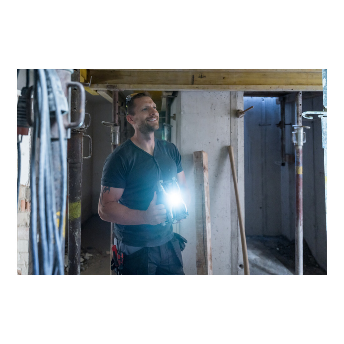 Brennenstuhl Accu LED-werklamp RUFUS / LED-werklamp voor werkplaats