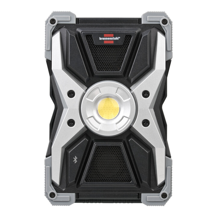 Oplaadbare LED-schrijnwerper RUFUS 3010 MA, 3000lm, IP65, met Bluetooth®-luidspreker