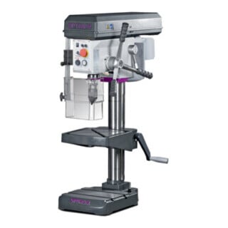 OPTI-DRILL Tischbohrmaschine B 24 H 24mm MK2 350-4000 m.Not-Halt-Schalter