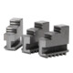 Optimum Blockbackensatz weich 3-Backendrehfutter Ø 160mm DIN 6350