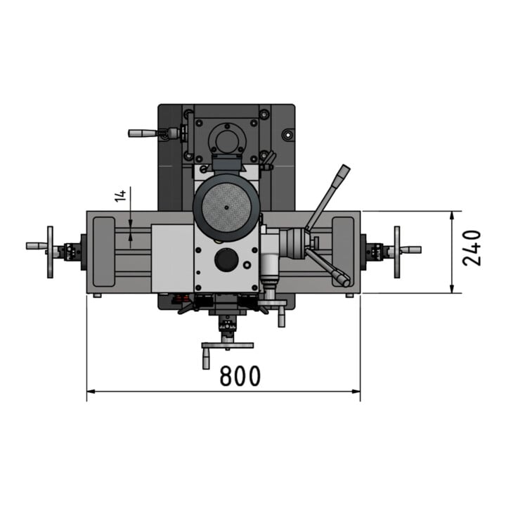 Optimum Bohr-Fräsmaschine OPTImill MB 4