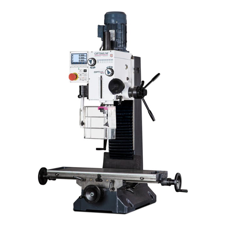 OPTIMUM Bohr-Fräsmaschine OPTImill MB 4D digitale Positionsanzeige