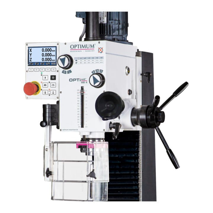 OPTIMUM Bohr-Fräsmaschine OPTImill MB 4D digitale Positionsanzeige