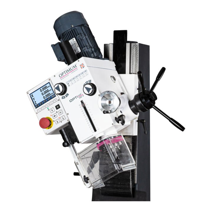 OPTIMUM Bohr-Fräsmaschine OPTImill MB 4D digitale Positionsanzeige