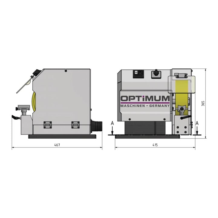 Optimum Bürstenentgrater OPTIgrind GB 250B