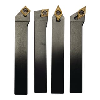Optimum Drehmeißel-Satz HM 16mm 4-teilig TIN-beschichtet