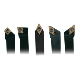 Optimum Drehmeißel-Satz HM 16mm 5-teilig TIN-beschichtet