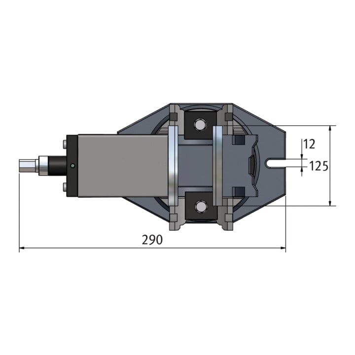 Optimum Dreiachsenschraubstock MV3-125