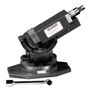 Optimum Dreiachsenschraubstock MV3-75