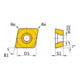 Optimum Ersatzwendeplatten ISO CCMT09T304 5 Stück
