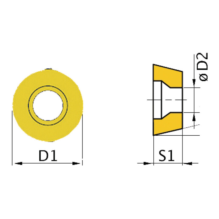 Optimum Ersatzwendeplatten ISO RNMG1204MO 5 Stück