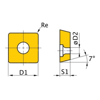 Optimum Ersatzwendeplatten ISO SCMT060204 5 Stück