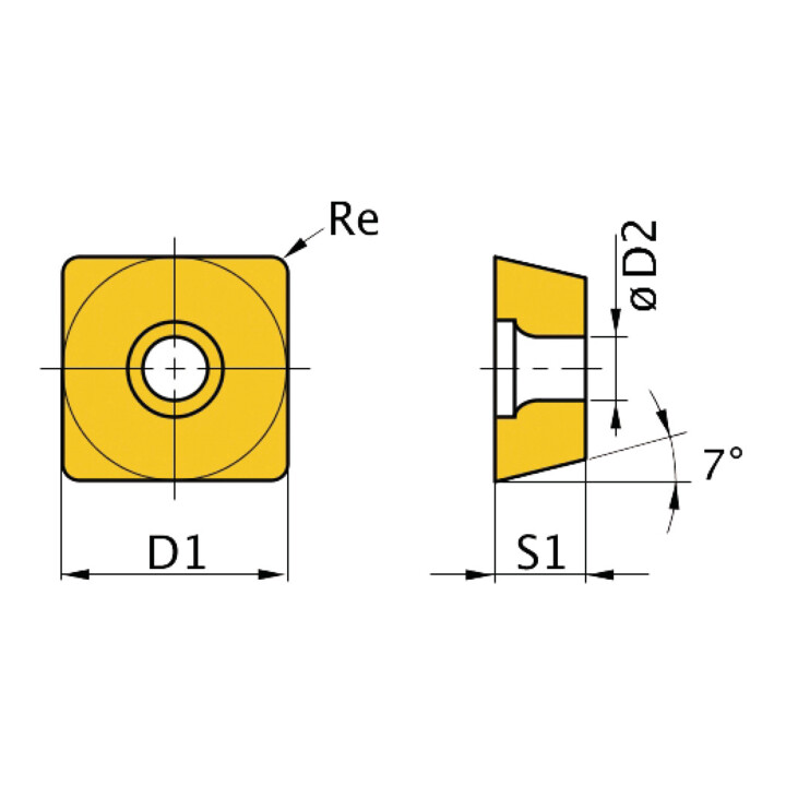 Optimum Ersatzwendeplatten ISO SCMT09T304 5 Stück
